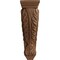 Ekena Millwork 6 1/2"W x 8"D x 22"H Small Jumbo Acanthus Wood Corbel, Mahogany CORW07X08X22ACGM - alternate 4